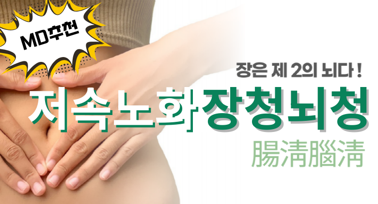 저속노화 장청뇌청